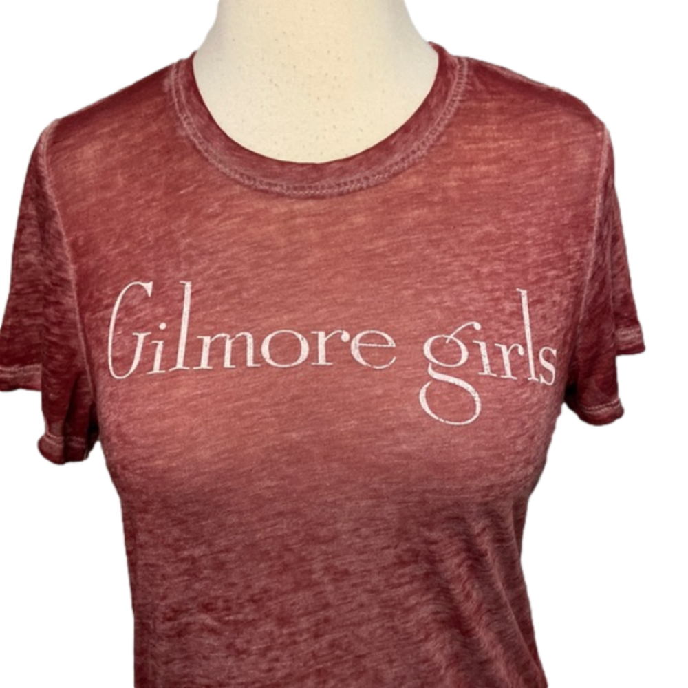 Gilmore Girls T-shirt Semi-sheer Burgundy Small